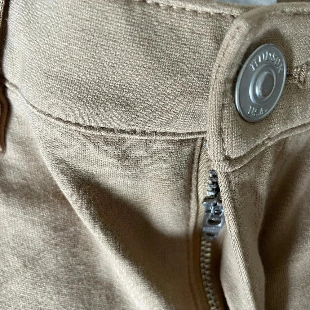 Hudson Noa tan knit straight crop pants - Picture 7 of 13